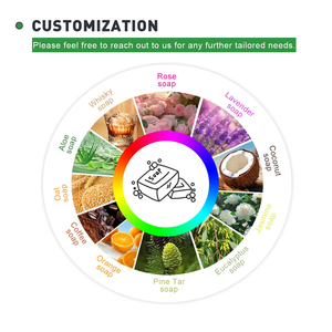 Venta al por mayor personalizado <span class=keywords><strong>24K</strong></span> oro colágeno vitamina C cuerpo baño jabón barra hecha a mano aclaramiento y blanqueamiento jabón para piel seca - Product Image 5