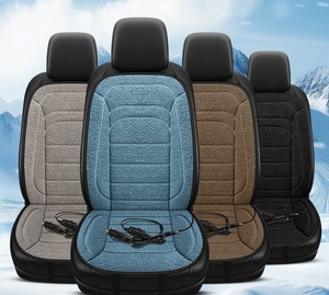 Nouvelle Arrivée Tendance Housse de <span class=keywords><strong>Siège</strong></span> Avant Chauffante 12V en Velours pour Voiture X5 Série 7 Utilisation Hivernale pour Classe S Classe E X6 CR-V Polyester - Product Image 6
