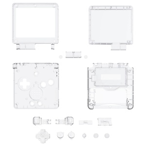 Crystal Clear Full Housing <b>Kit</b> for Gameboy Advance SP Replacement Case <b>DIY</b> Repair Shell & Button Set for GBA SP - Product Image 5