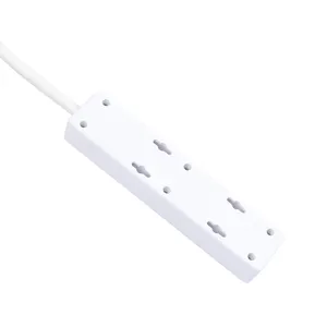 4 Outlet Small Power Strip - 3Ft Short Power Strip With Short Extension Cord