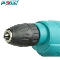 Ensemble de perceuses électriques PUSELLO, perceuse à main électrique 450W, perceuses électriques à vitesse variable 10 mm pour le bricolage à domicile
