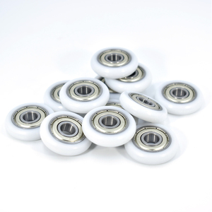 Roulettes pour Portes Vitrées Senior, Roulement 608 BSR60830-7 8x30x7mm, Roue à Roulement à Billes en Plastique POM Haute Capacité - Product Image 4