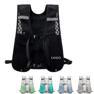 Chaleco Reflectante para Correr al Aire Libre, Chaleco Ligero de Hidratación para Correr, Mochila Portátil para Correr por Senderos para Hombres y Mujeres - Product Image 2