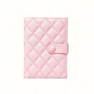 Cuaderno Personalizado A6 de Hojas Sueltas, Bonito y Kawaii, con Cubierta de Cuero PU y PP, Carpeta de 6 Anillos, Bloc de Notas, Cuero Rosa Acolchado - Product Image 1