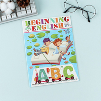 Livre d'activités pour enfants avec autocollants, graffitis, coloriage, apprentissage des histoires, lecture en anglais, ensemble de livres pour enfants d'âge scolaire, dessin, art, cadeau