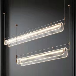 Lámpara colgante de acrílico para restaurante nórdico, lámpara colgante para decoración del hogar, lámpara colgante de hierro moderna - Product Image 1