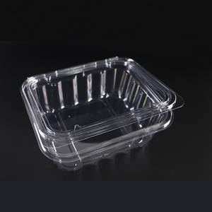 New Arrival tuyệt vời Pet hộp nhựa phân hủy sinh học dùng một lần bao bì hộp vỉ Ngao Shell cho Trái Cây Rau container thực phẩm - Product Image 4