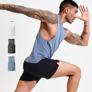 Fashion Reflective Strip Design Five Colors <b>Singlet</b> <b>Men</b> Sport Running Vest Outdoor Quick Dry <b>Men</b> tank Top - Product Image 1