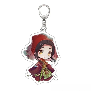 Porte-clés Anime <span class=keywords><strong>Tian</strong></span> <span class=keywords><strong>Guan</strong></span> <span class=keywords><strong>Ci</strong></span> <span class=keywords><strong>Fu</strong></span> Hua Cheng Xie Lian, Pendentif de sac Cosplay, Jouets de dessin animé, Porte-clés de voiture pour couple - Product Image 3