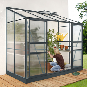 Vitavia <span class=keywords><strong>Serre</strong></span> en <span class=keywords><strong>polycarbonate</strong></span> appuyée contre le mur Maison chaude <span class=keywords><strong>Serre</strong></span> de jardin - Product Image 2
