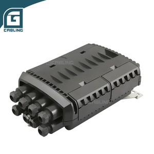Caja <span class=keywords><strong>de</strong></span> Distribución <span class=keywords><strong>de</strong></span> <span class=keywords><strong>Fibra</strong></span> Óptica Gcabling con Cerradura, Cierre <span class=keywords><strong>de</strong></span> Empalme <span class=keywords><strong>de</strong></span> <span class=keywords><strong>Fibra</strong></span> Óptica Vertical para Exteriores, Impermeable, Tipo Domo, 48 Cajas - Product Image 2