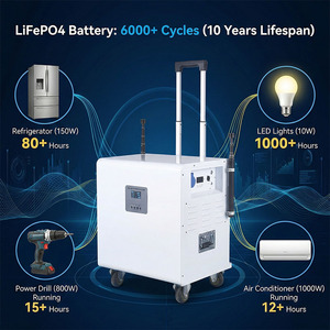 BH-16KWH Onduleur tout-en-un DC vers AC 5000W 6.2kW avec batterie LiFePO4 5kWh 15kWh, Station d'alimentation solaire mobile portable, Systèmes ESS - Product Image 5