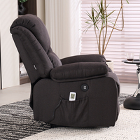 Chaise simple électrique réglable de sofa de relaxation de puissance de loisirs avec la télécommande et l'USB