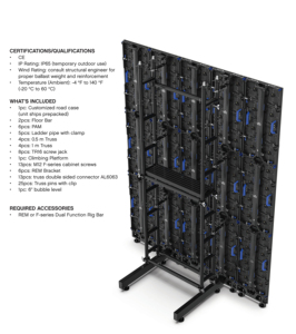 Estructura de Soporte para Pantalla LED, Sistema de Marco Terrestre para Pantalla LED, Panel de Visualización, Soporte de Suelo para Video Wall - Product Image 1