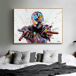Stampa su <span class=keywords><strong>Tela</strong></span> di Spider-Man Graffiti, Arte Pop, Stampa di Supereroi Urbani, Quadro Senza Cornice, Decorazione Moderna per Soggiorno - Product Image 5