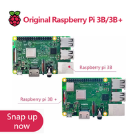 Original Raspberry Pi 3 Model B /3B+ Plus BCM2837 1.2G Raspberry Pi 3 B+ with 2.4G & 5G WIFI 4.2 BT and PoE