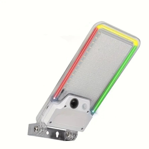 โคมไฟติดผนังพลังงานแสงอาทิตย์กลางแจ้งขนาดเล็ก, ใหม่โคมไฟเหนี่ยวนำเซ็นเซอร์ตรวจจับร่างกายมนุษย์โคมไฟติดถนนกันน้ำ - Product Image 1