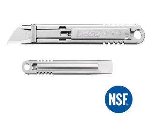 Cuchillo utilitario <span class=keywords><strong>de</strong></span> <span class=keywords><strong>seguridad</strong></span> autorretráctil <span class=keywords><strong>OLFA</strong></span> ()-Cortador <span class=keywords><strong>de</strong></span> cajas semiautomático <span class=keywords><strong>de</strong></span> acero inoxidable multiusos - Product Image 3