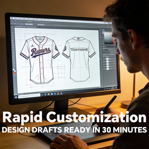 Maglia da Baseball Personalizzata per College, Abbigliamento Sportivo da Uomo Nero, Design Premium Personalizzato dai Produttori - Product Image 2