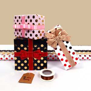 Alta calidad al por mayor 80g cumpleaños el tejido de papel Kraft de punto perfecto 43*300cm regalo de lujo embalaje personalizado rollo de papel de regalo - Product Image 3