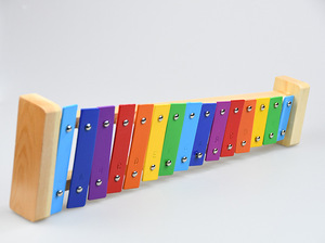 Glockenspiel Xylophone Orff Portable 15 Notes Arc-en-ciel pour Enfants - Instrument de Percussion Musical en Gros - Product Image 6