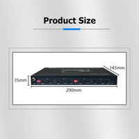Processeur de raccordement multi-écrans 7680*4320, prolongateur de mur vidéo HDMI 4K pour affichage LED de surveillance en salle de contrôle