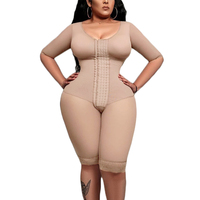 En gros Fajas Colombianas sculptantes intégrales post-opératoires BBL, amincissantes pour les bras, longueur genou, pour la phase 1 post-chirurgie, avec entrejambe ouvert