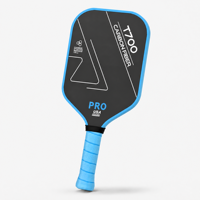 Raquette de pickleball en fibre de carbone T700 de qualité supérieure, épaisseur 16 mm, surface mate, absorption des chocs, ensemble de raquettes pour l'entraînement sportif en plein air