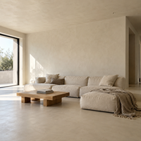 Revêtement de sol en microciment, peinture microciment résistante à l'usure, imperméable, sans joint, pour intérieur et extérieur, revêtement décoratif en béton