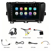 Système de navigation automobile Android 15 pour Toyota Prius 2010-2012 avec écran OLED GPS intégré 2DIN pour prise en charge WiFi CD/MP3