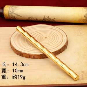 Bolígrafo Metálico Promocional al por Mayor, con Logotipo Grabado Personalizado, Acabado en Latón y Cobre, Punta de 0.5 mm, Tinta Negra, Diseño Atractivo para Regalos - Product Image 5