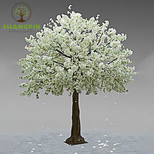 Dekorasi untuk Dekorasi Rumah Dalam Ruangan Luar Ruangan Interior Besar Merah Muda Putih Melengkung Bunga Sakura Pohon Besar Tanaman Buatan Pohon - Product Image 2