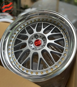 Jantes de voiture SW 18 <span class=keywords><strong>19</strong></span> 20 pouces 5x114.3 5x120 en aluminium, jantes en alliage forgé sur mesure, concaves profondes, de luxe, pour BMW M4 Tesla - Product Image 4
