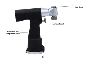 Sega Oscillante PUSM504 OEM, Strumenti Chirurgici Ortopedici, Sega Sagittale per Ossa, Utensile Elettrico - Product Image 3