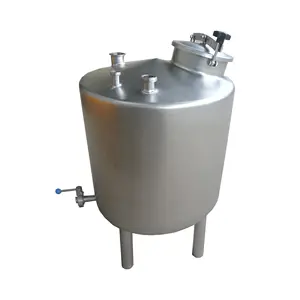 Stainless Steel Water Beer Liquid Storage Tank Factory Customised 500L 1000L 1500L Storage Tank with level switch