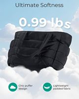 Sac à main de travail léger et matelassé pour femmes - Capacité de 20 L pour ordinateurs portables de 15,6 pouces ou capacité de 18 L