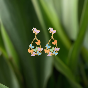 Pendientes de Moda con Diseño de Mariposa, Acero Inoxidable 316L, Baño de Oro PVD, Resistentes y Sostenibles - Product Image 3