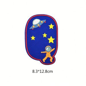 แผ่นปะผ้าลายการ์ตูนนักบินอวกาศสำหรับติดเสื้อผ้า แบบรีดติดได้ - Product Image 3
