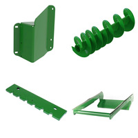 Service de fabrication de tôles métalliques pour cadre latéral de déflecteur de moissonneuse-batteuse industrielle personnalisée YW, pièces OEM pour moissonneuses-batteuses