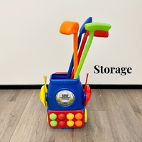 Jouets de simulation en plastique pour enfants, ensemble de golf, jeux interactifs parents-enfants en intérieur, sports de loisirs