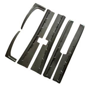 1997 2004 <span class=keywords><strong>Corvette</strong></span> C5 minigonne laterali in fibra di carbonio <span class=keywords><strong>nera</strong></span> lucida Kit stile Modulare per carrozzeria accessori - Product Image 6