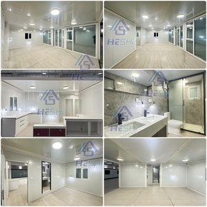 บ้านสำเร็จรูปเหล็กขนาด 20 ฟุต 40 ฟุต แบบขยายได้ หรูหรา หลายห้องนอน บ้านเคลื่อนที่ทันสมัย วิลล่า โรงเรียน ห้างสรรพสินค้า - Product Image 2