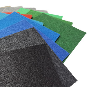 Thảm Sàn Màu Đỏ Không Dệt Có Lỗ Kim Mẫu Trơn Nhà Máy Trung Quốc Dùng Cho Triển Lãm - Product Image 5