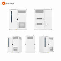 Système de recharge de véhicules électriques StarCharge 240 kW PV ESS avec batterie LFP de 261,25 kWh et énergie solaire de 120 kW pour les projets de dépôts de flottes