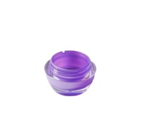 Cosmétique personnalisé 30ml 50ml Plastique Pp abs ms Pot vide avec couvercle Disque bouchon à vis Conteneur d'emballage de bouteille de crème pour le visage et les yeux