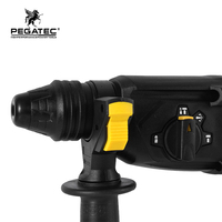 Perceuse à percussion industrielle Pegastar 800W en acier au carbone robuste 3-en-1 5100 BPM 1300 tr/min Diamètre de perçage max. 26MM