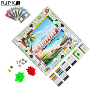 Logo personnalisé pour le jeu de société <span class=keywords><strong>Monopoly</strong></span> Set Matte Parent-Child Educational Anime Accessories Inclut des cartes pour le commerce extérieur - Product Image 3