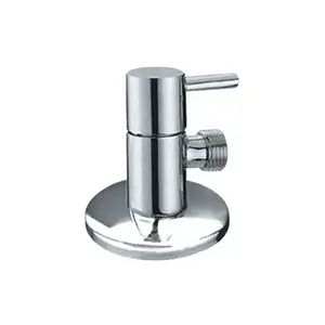 Зеленый клапан высокого качества для ванной комнаты, латунный угловой клапан из нержавеющей стали с покрытием, оптовая цена