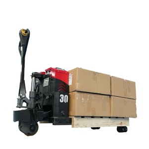 Transpaleta eléctrica con batería de litio de 1500KG-2000KG, conector de alimentación de Motor de CC, 550mm, 685mm, ancho de horquilla para puerto de carga - Product Image 1