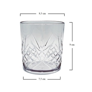 Durevole Set di 6 pezzi di 325cc trasparente occhiali da whisky lavabili per bar ristoranti feste firenze Design bicchieri da Cocktail - Product Image 2